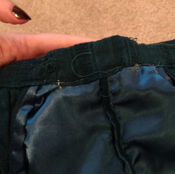 Handmade dark teal skirt - Picture 7 of 8